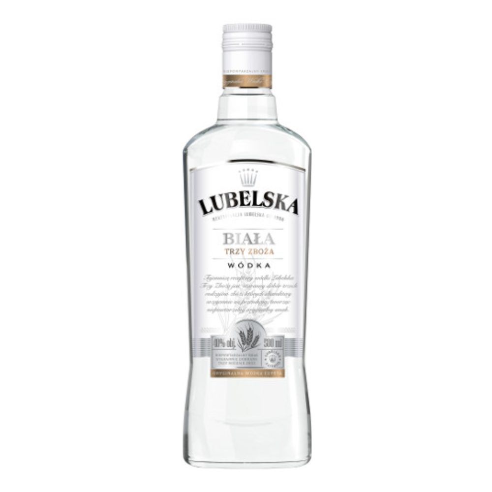 Wódka Lubelska Biała Trzy Zboża 30% 500 ml