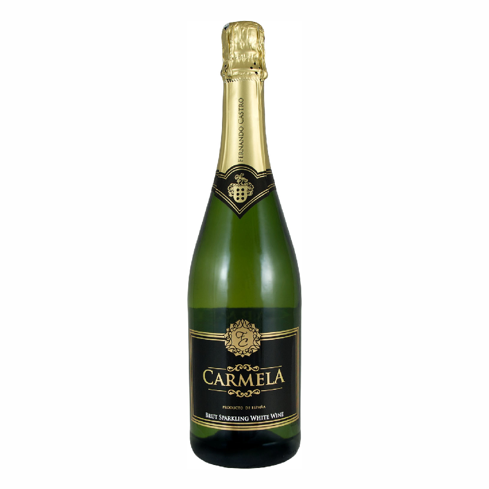 Wino musujące Carmela 10% białe półwytrawne 750 ml