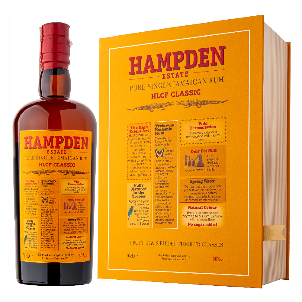 Rum Hampden HLCF Classic Rum 60% 700 ml + kartonik