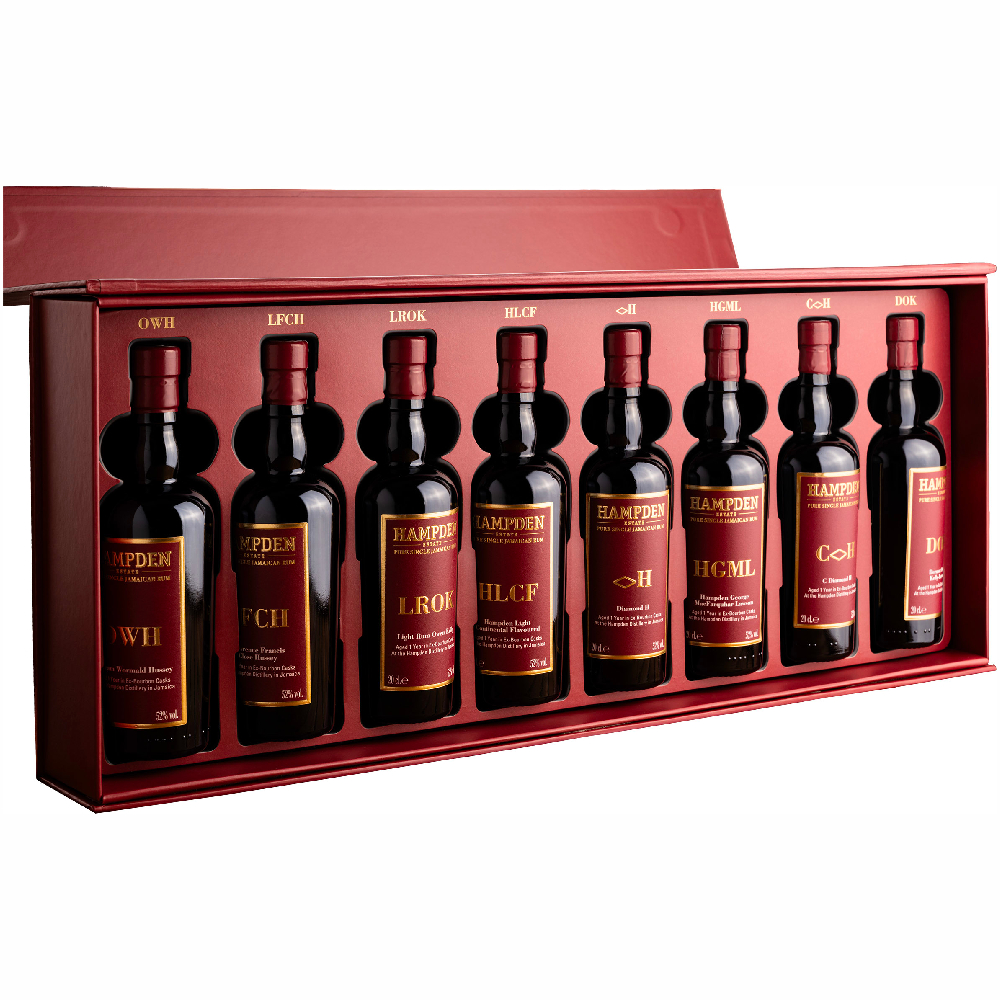 Rum Hampden The 8 Marks Collection Ex-Bourbon Casks 52% 8x20 ml