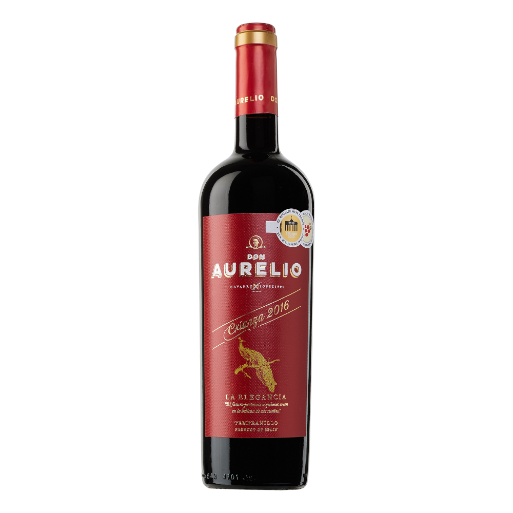 Wino Don Aurelio Crianza La Elegancia 2020 13.5% czerwone wytrawne 750 ml