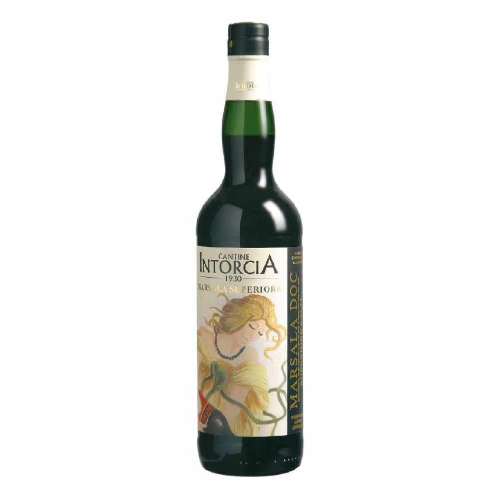Wino Marsala Semi Seco Intorcia 18% białe półwytrawne 750 ml