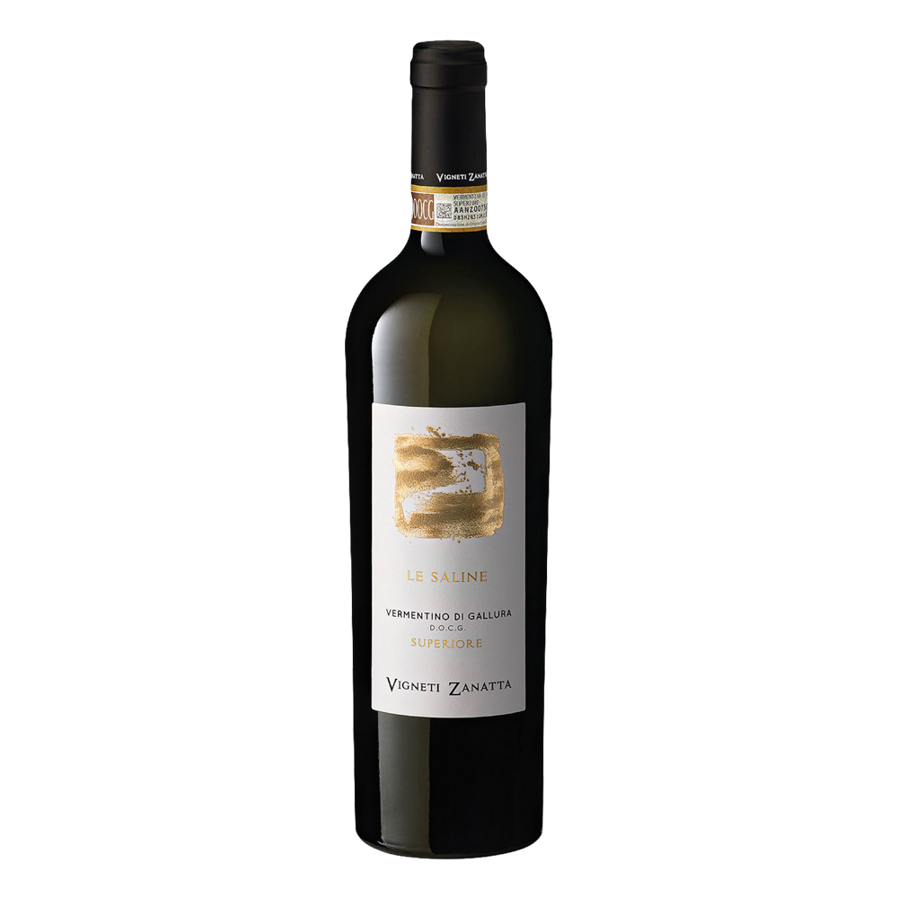 Wino Vigneti Zanatta Le Saline Vermentino Di Gallura Superiore 2020 14% białe wytrawne 750 ml