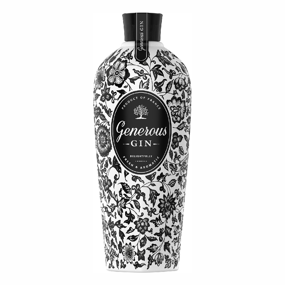 Gin Generous Black 44% 700 ml