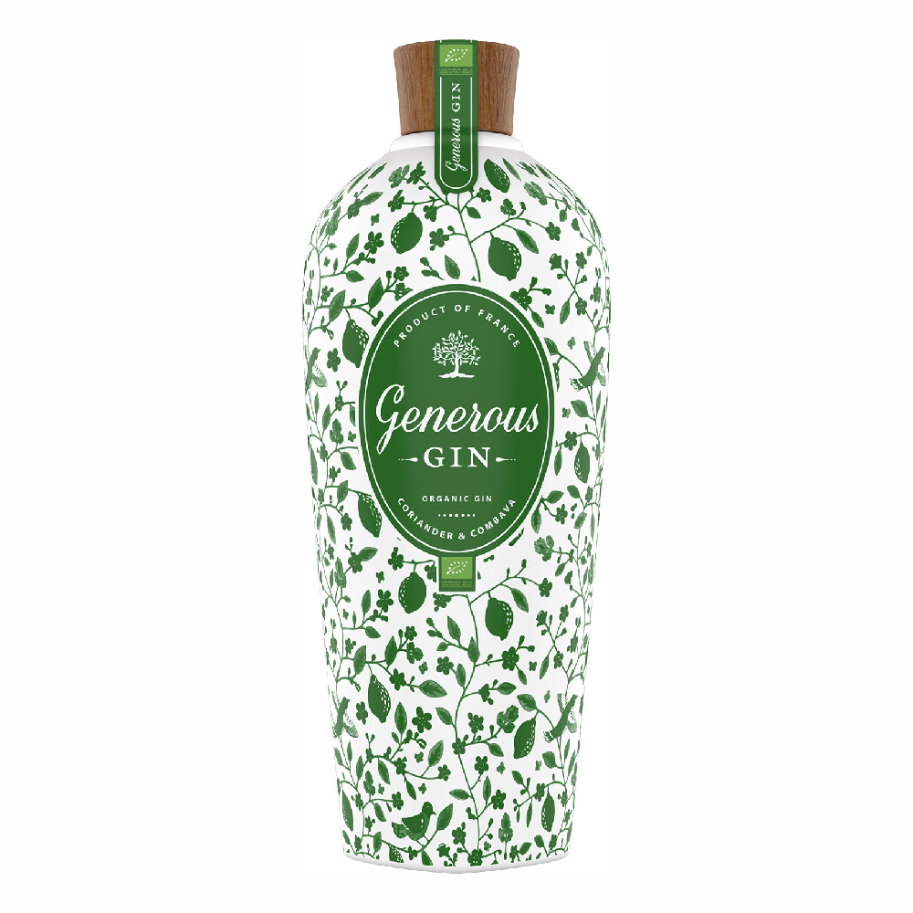 Gin Generous Organic Green 44% 700 ml