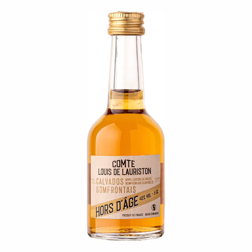 Calvados Comte Louis Lauriston Hors D'Age  42% 50 ml