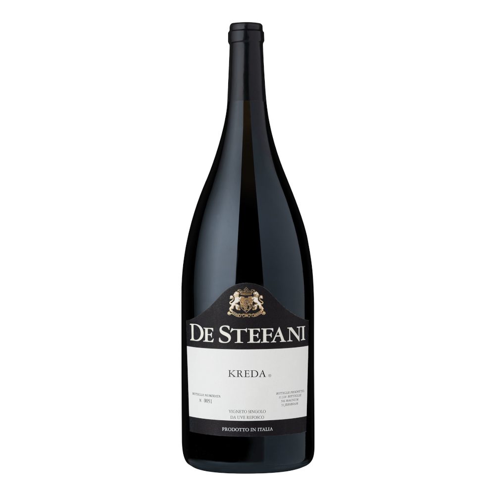 Wino De Stefani Kreda Refosco 2020 15% czerwone wytrawne 3000  ml