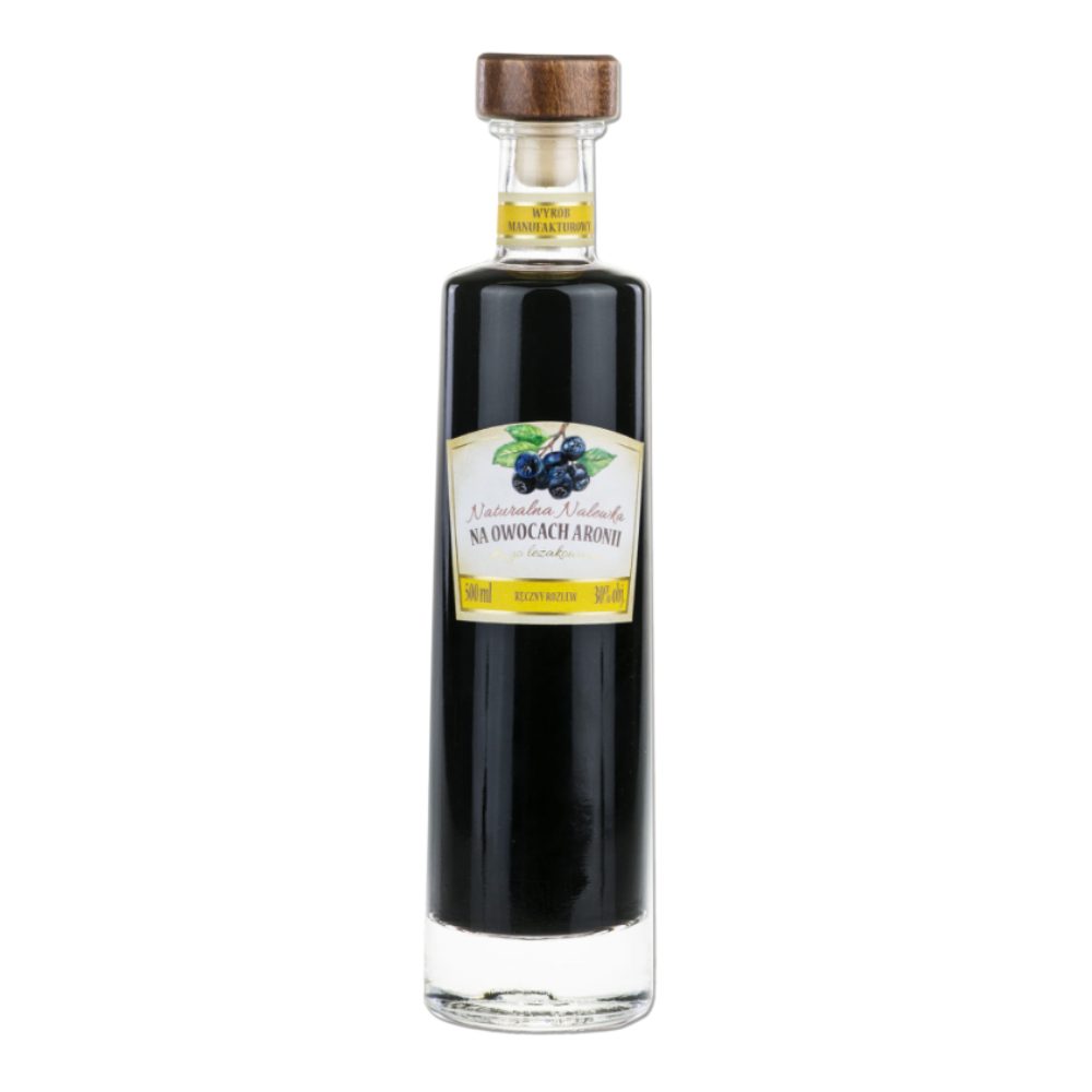 Nalewka Naturalna Na Owocach Aronii 30% 500 ml