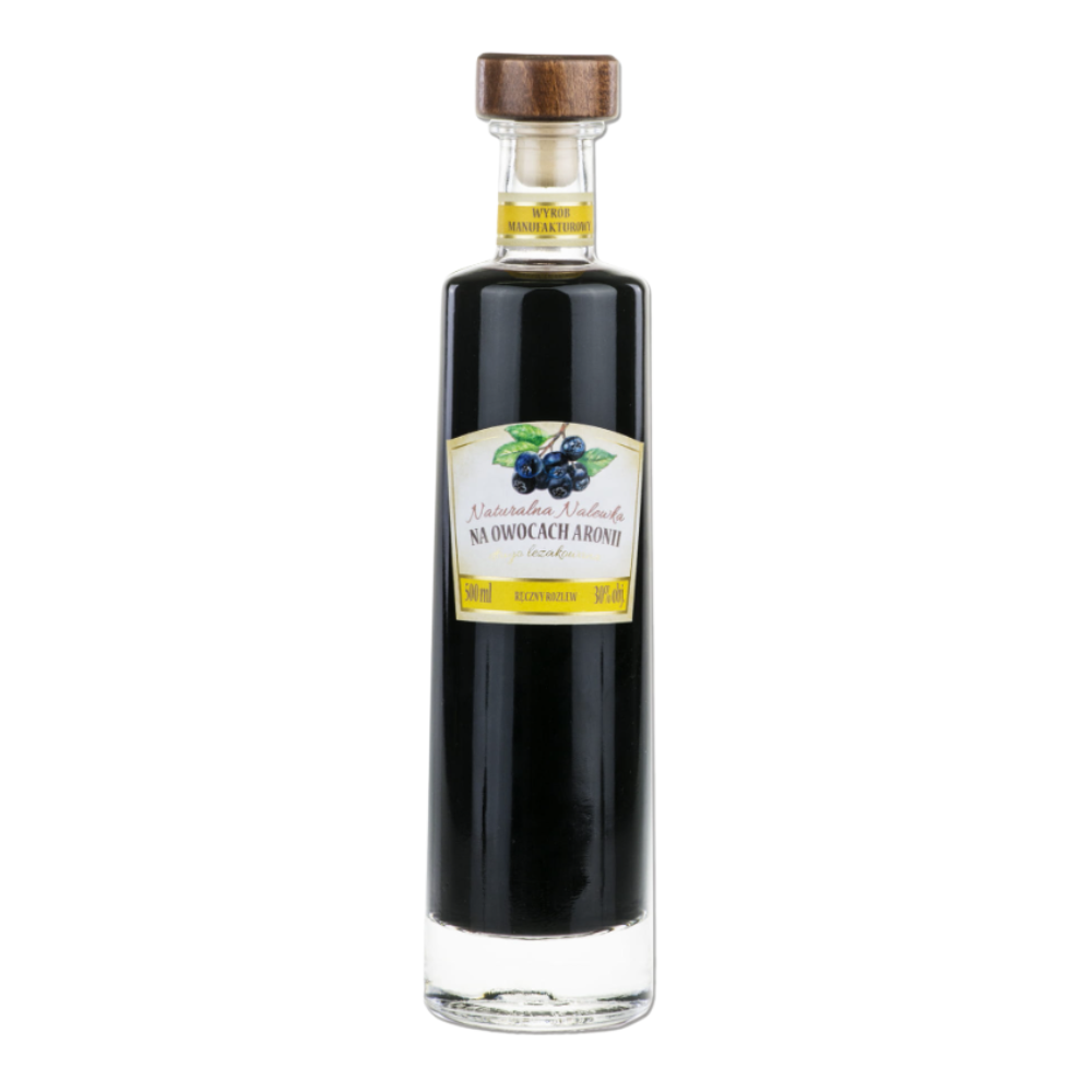 Nalewka Naturalna Na Owocach Aronii 30% 500 ml