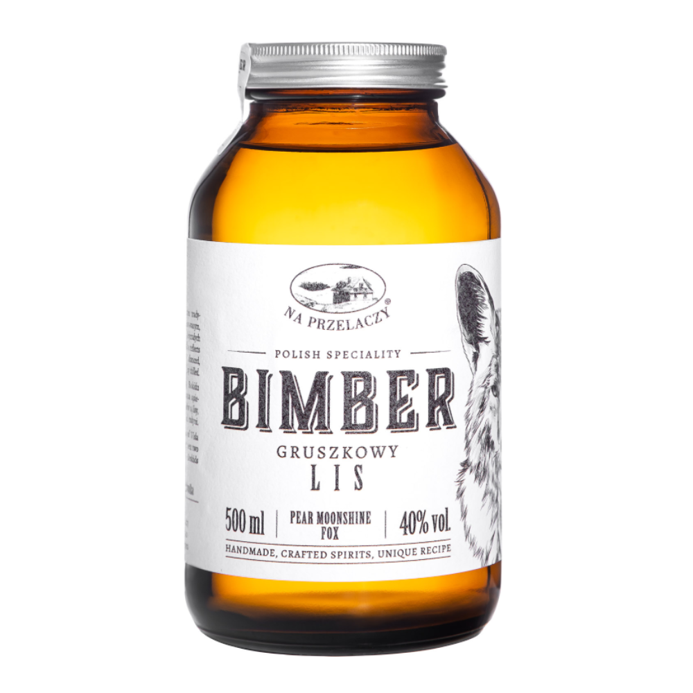 Wódka Na Przelaczy Bimber Lis Gruszkowy 40% 500 ml