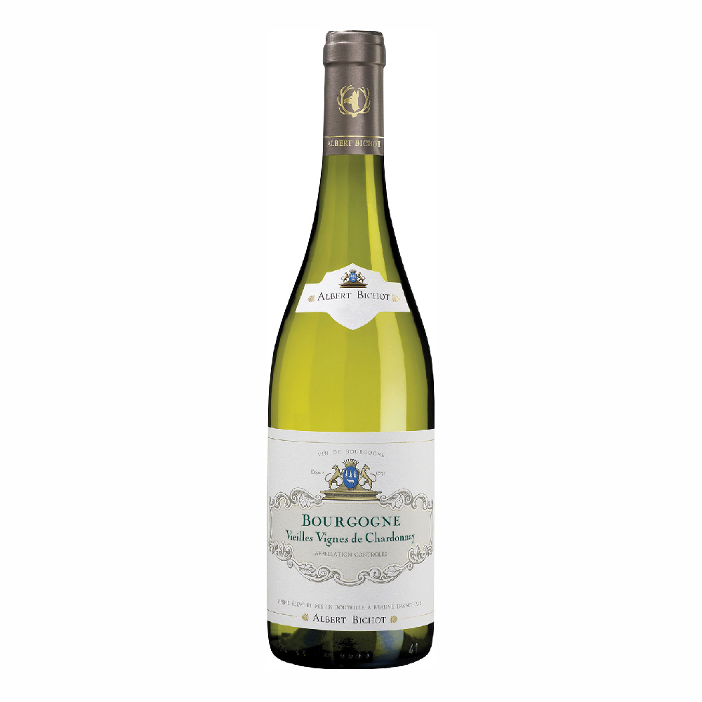 Wino Vieilles Vignes Bourgogne Chardonnay 13% białe wytrawne 750 ml