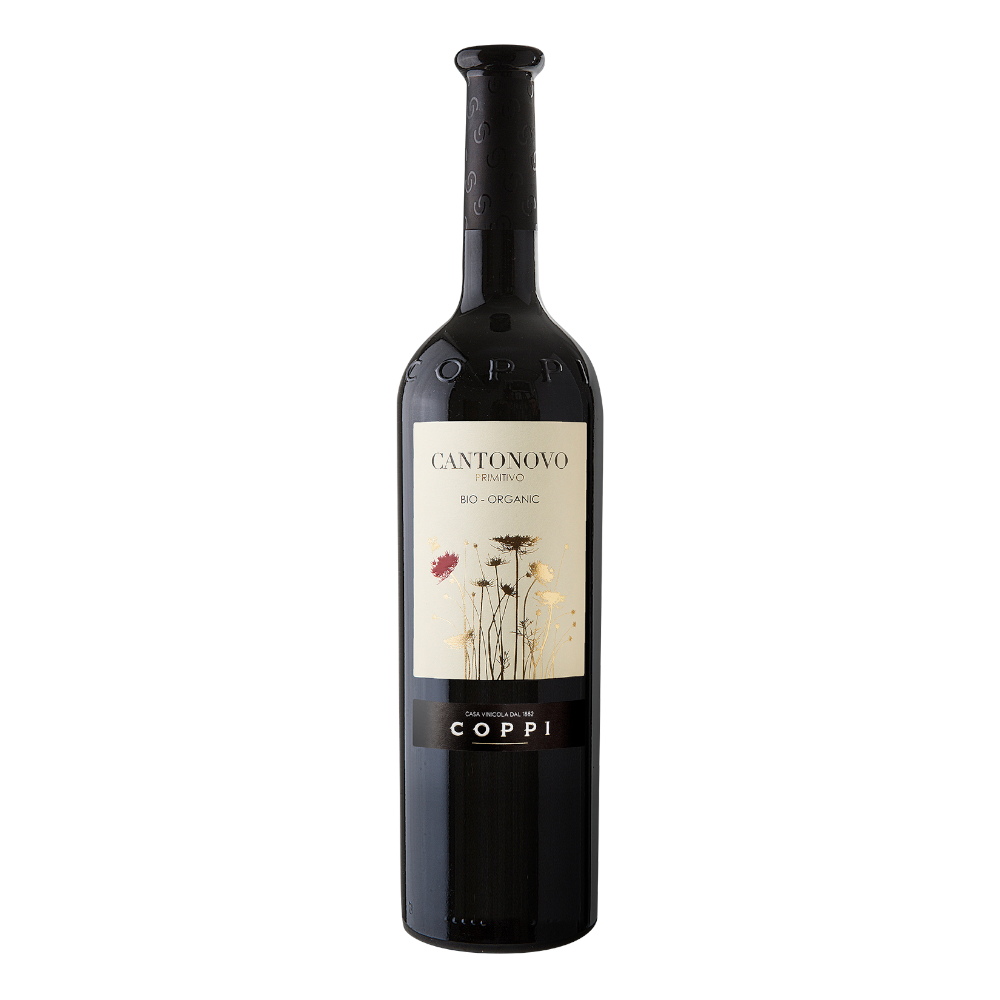 Wino Coppi Cantonovo Primitivo 2019 13% czerwone wytrawne 750 ml