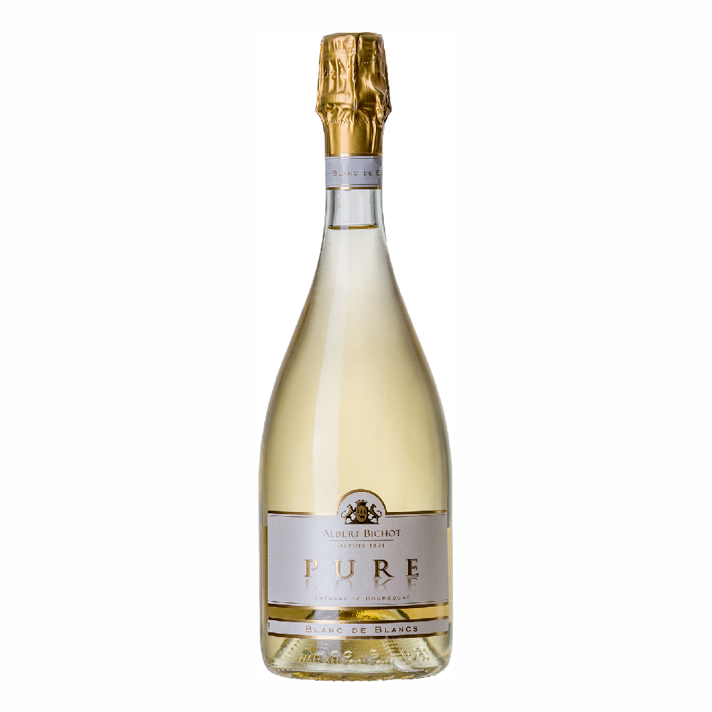 Wino Musujące Cremant de Bourgogne Blanc de Blanc Pure 12,5% białe wytrawne 750 ml