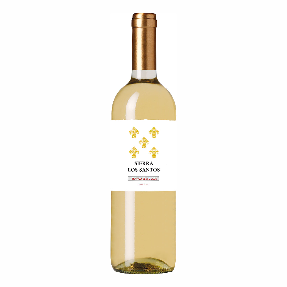 Wino Sierra Los Santos Blanco Semi Dulce 10,5% białe półsłodkie 750 ml