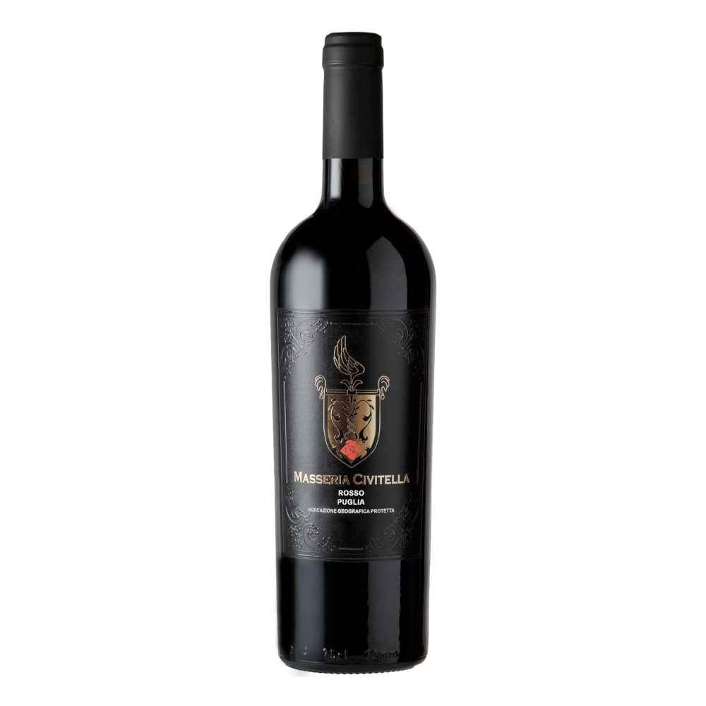 Wino Masserie Civitella Rosso Puglia 2022 13,5% czerwone wytrawne 750 ml