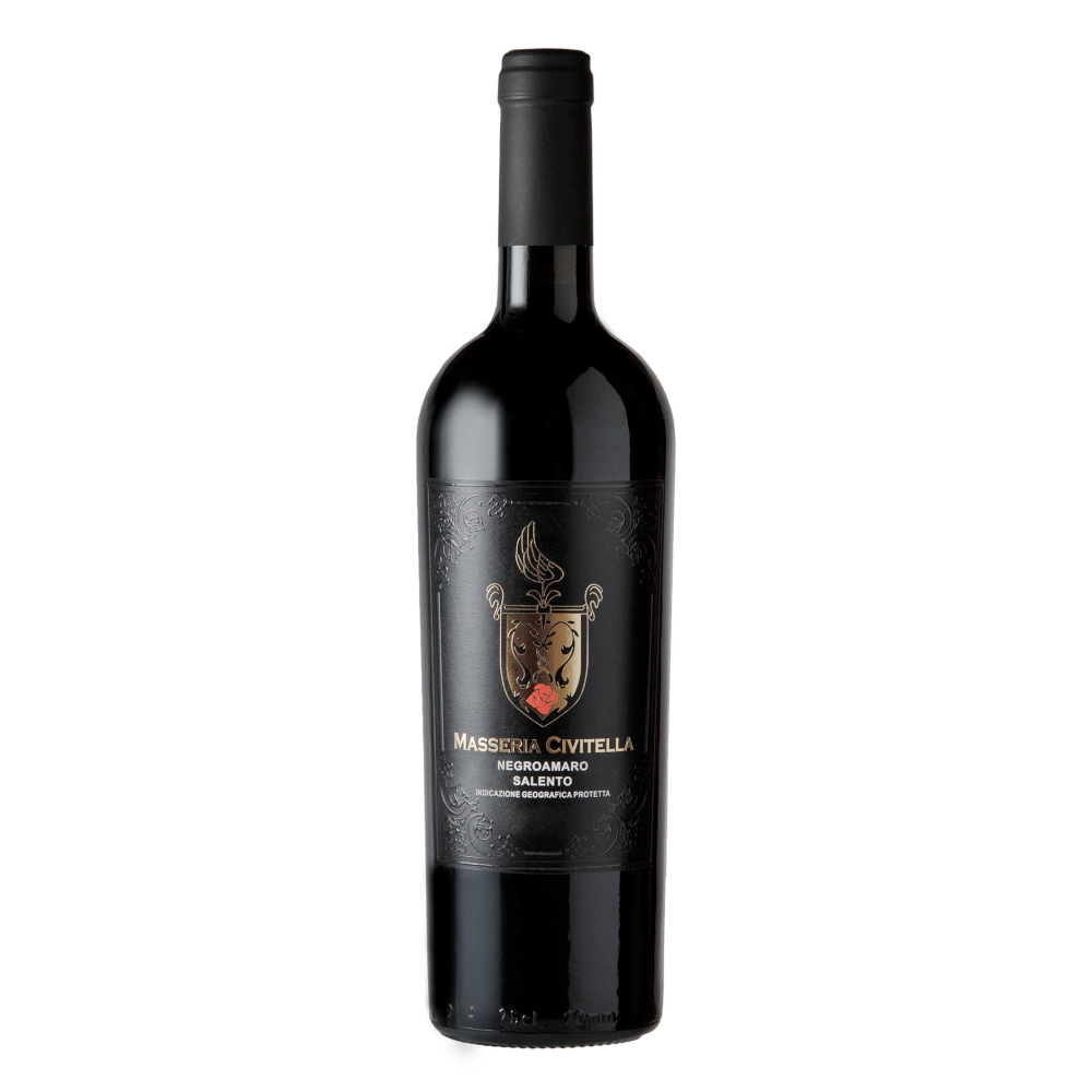 Wino Masserie Civitella Negroamaro Del Salent o 2023 14% czerwone wytrawne 750 ml