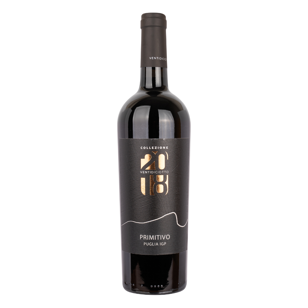 Wino Collezione Primitivo Puglia 2023 13,5% czerwone wytrawne 750 ml