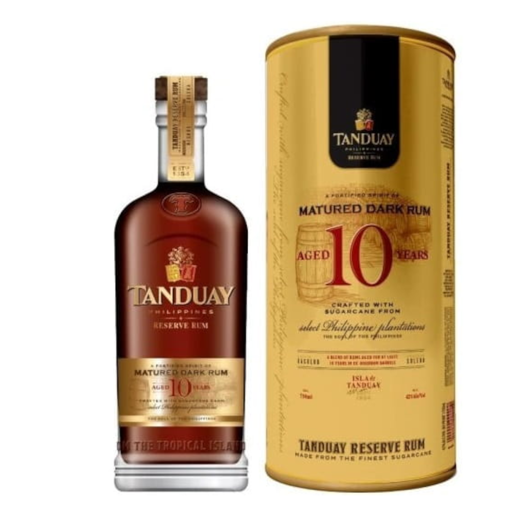 Rum Tanduay Matured Dark 10 YO 40% 700 ml tuba