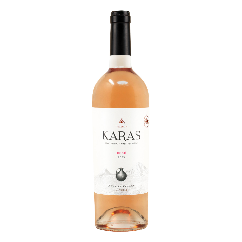 Wino Karas Rose 2023 12% różowe wytrawne 750 ml