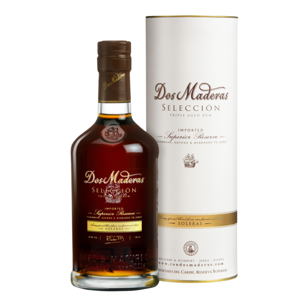 Rum Ron Dos Maderas Seleccion 42% 700 ml tuba