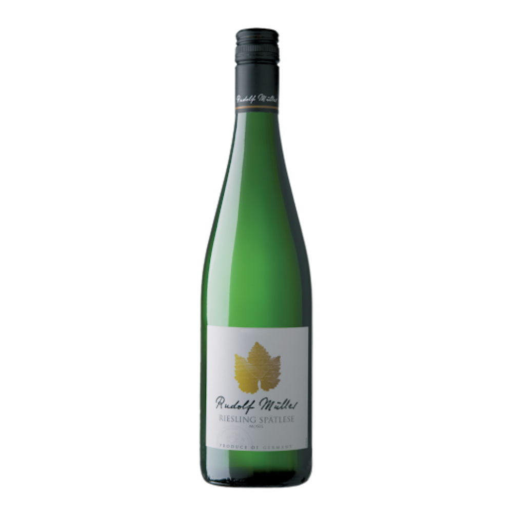 Wino Rudolf Müller Riesling Spätlese Mosel Pradikatswein 8,5% białe półsłodkie 750 ml