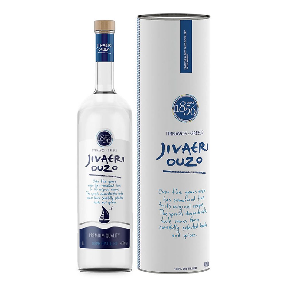 Ouzo Jivaeri 40% 700 ml tuba