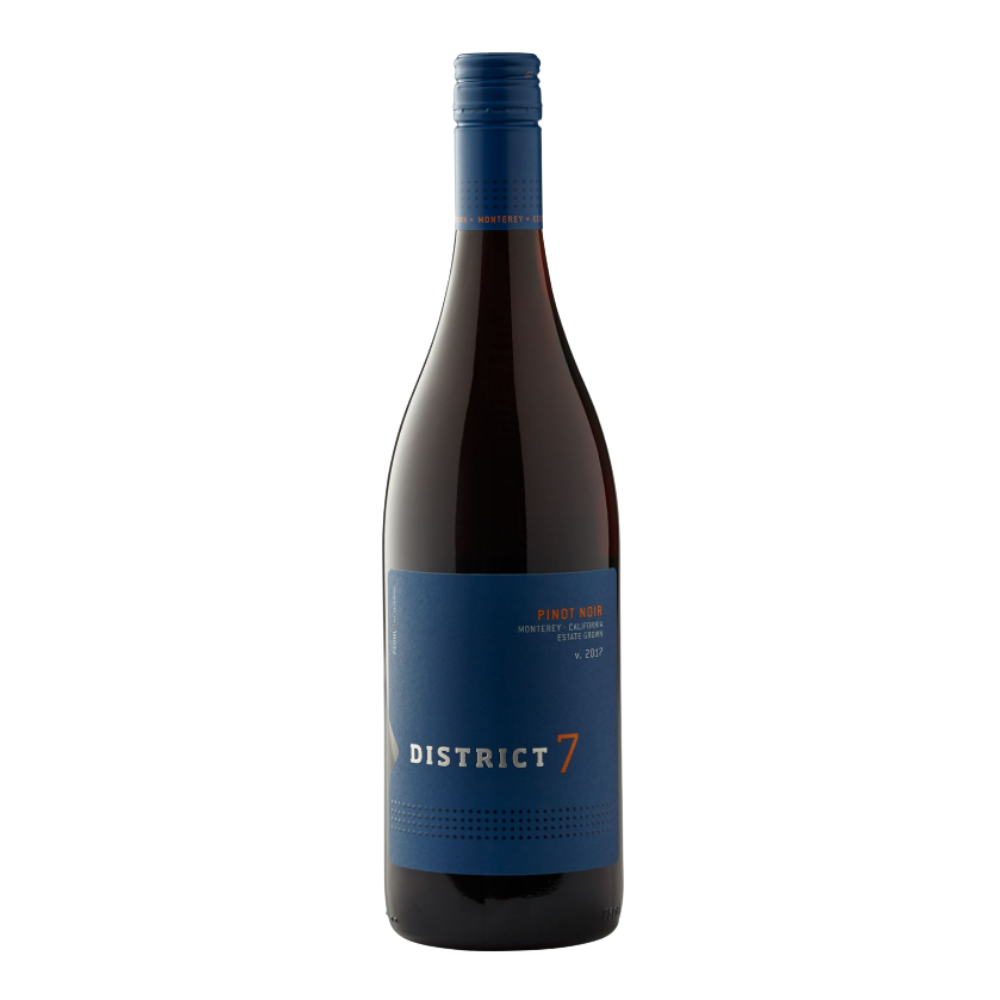 Wino District 7 Pinot Noir 2021 13,5% czerwone wytrawne 750 ml