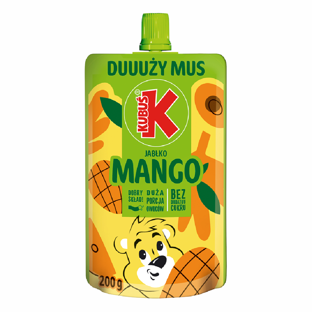 Mus Kubuś 100% mango 200 g
