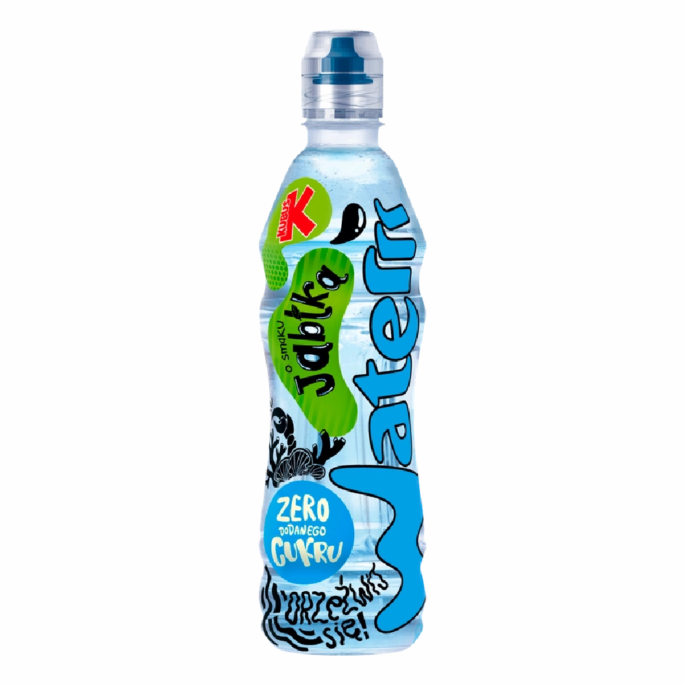 Napój Kubuś Waterrr Zielone Jabłko z Sokiem niegazowany 500 ml