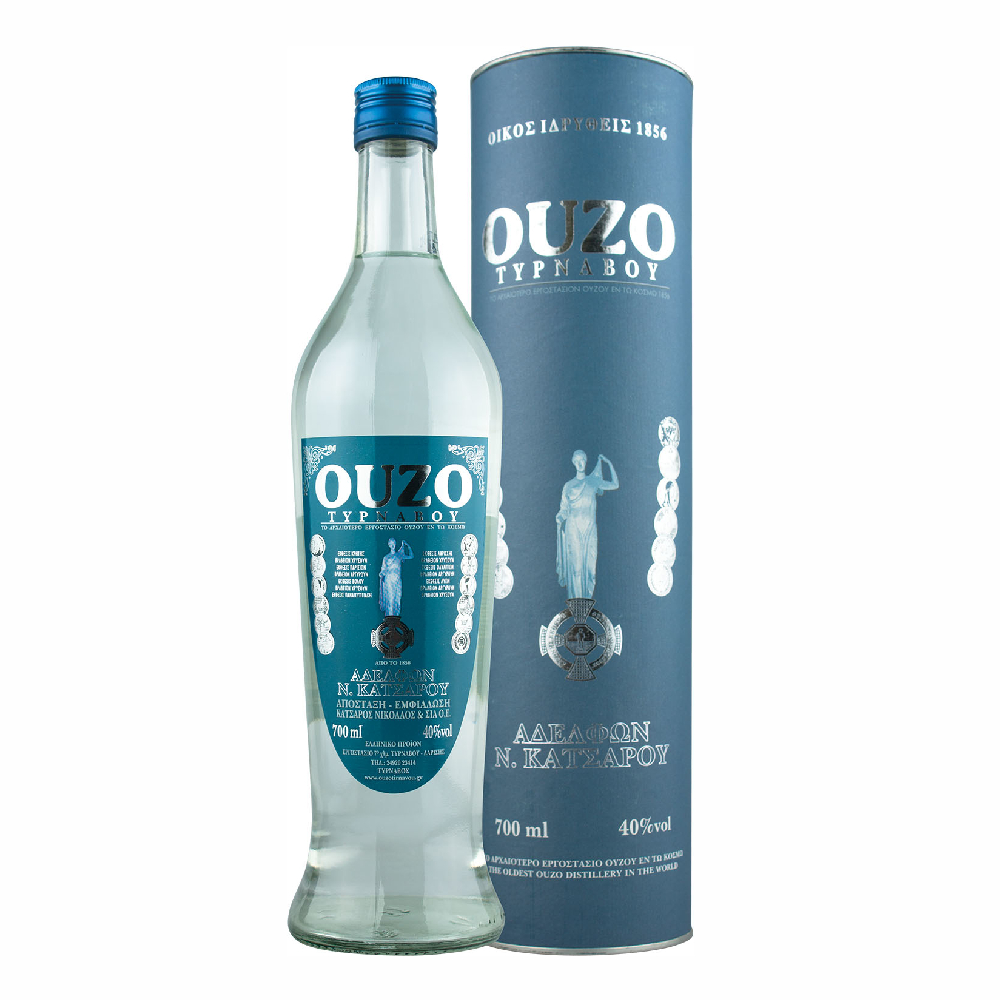 Ouzo Tirnavou 40% 500 ml tuba