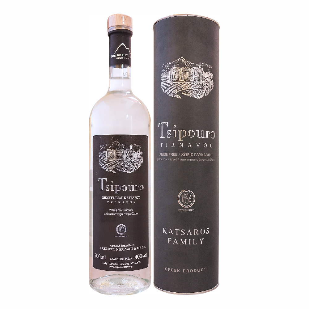 Ouzo Tsipouro Tirnavou 40% 700 ml tuba