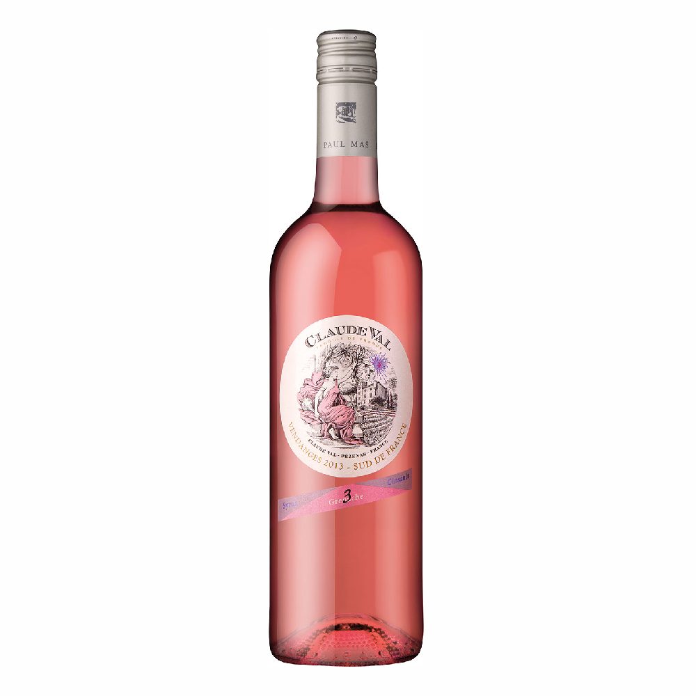 Wino Claude Val Rose 13% różowe wytrawne 750 ml