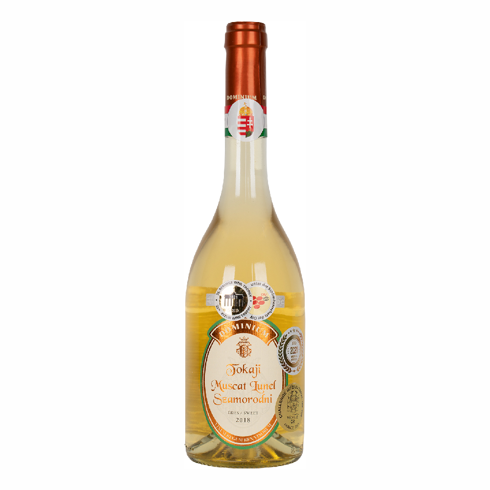 Wino Pannon Tokaji Dominium Muscat Lunel Szamorodni Edes 13% białe słodkie 500 ml