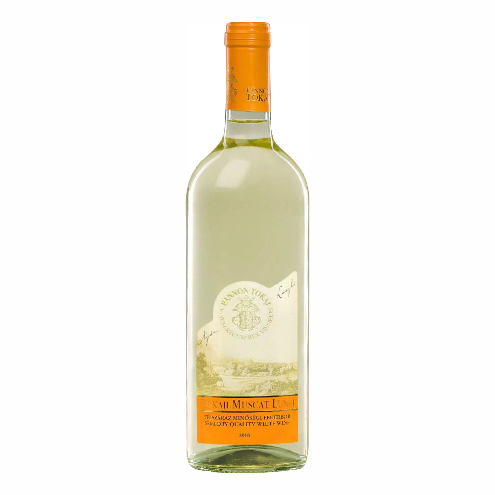 Wino Pannon Tokaji Muscat Lunel Felszaraz 12% białe półwytrawne 750 ml