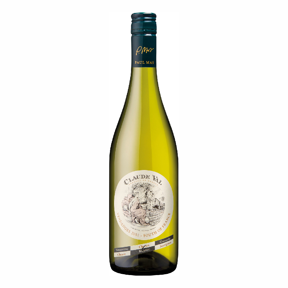 Wino Claude Val Blanc 12,5% białe wytrawne 375 ml