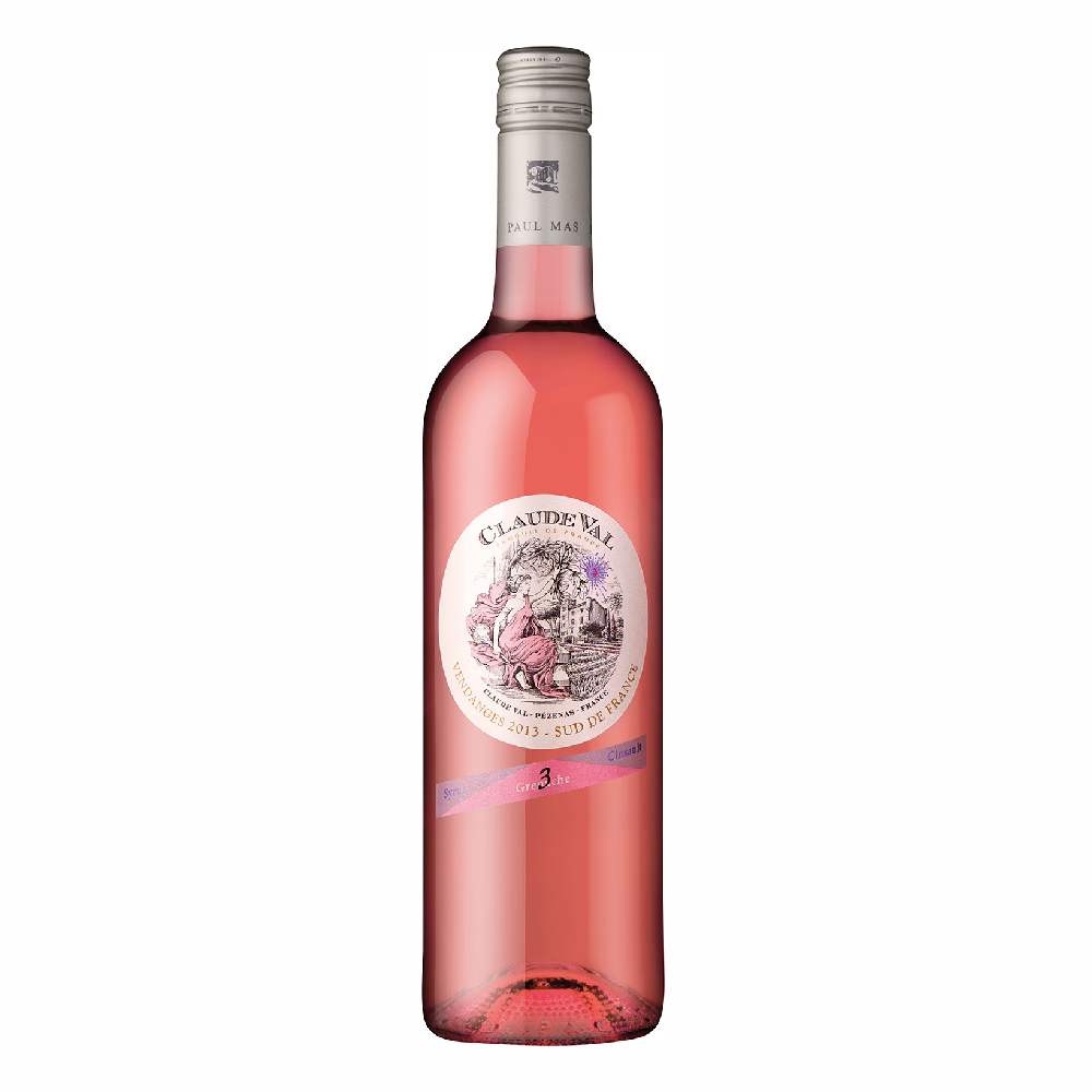 Wino Claude Val Rose 13% różowe wytrawne 750 ml