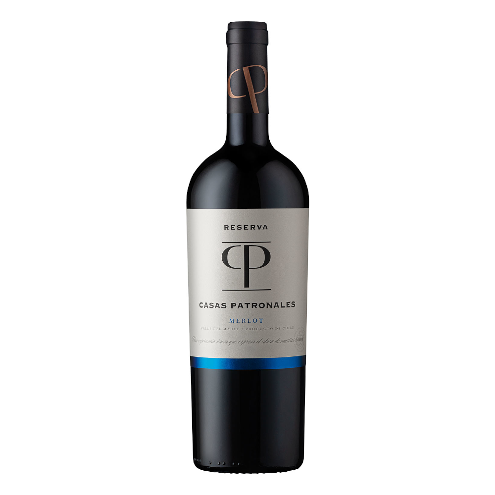 Wino Casas Patronales Reserva Merlot 2023 14% czerwone wytrawne 750 ml