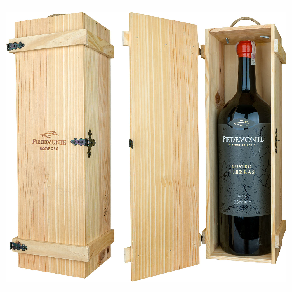 Wino Piedemonte Cuatro Tierras 2017 14,5% czerwone wytrawne 5000 ml