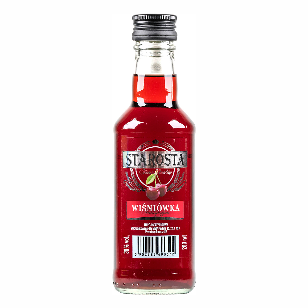 Wódka Starosta Wiśniówka 30% 200 ml