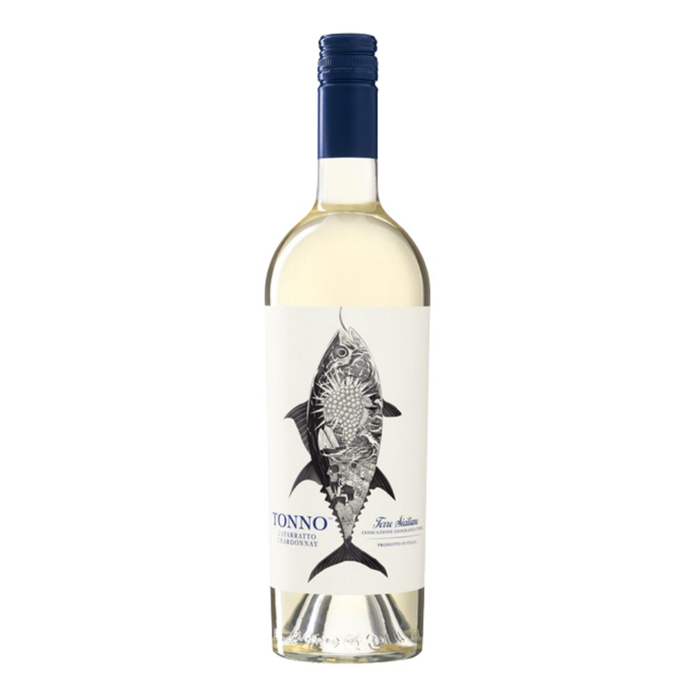 Wino Tonno Cataratto Chardonnay Organic 13% białe wytrawne 750 ml