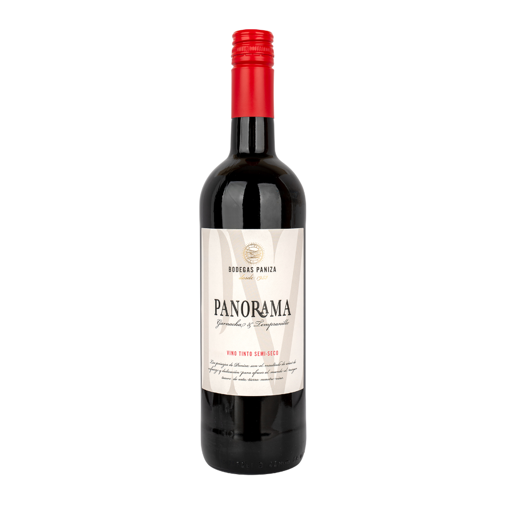 Wino Panorama Garnacha&Tempranilo Tinto Semi- Seco 14 % Czerwone Półwytrawne 750 ml