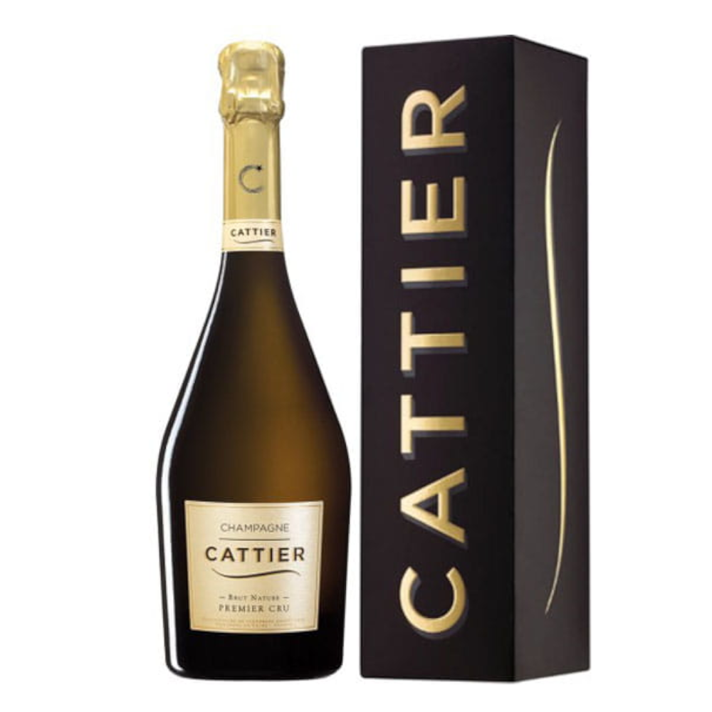Szampan Cattier Brut Nature Premier Cru 12,5% białe wytrawne 750 ml kartonik