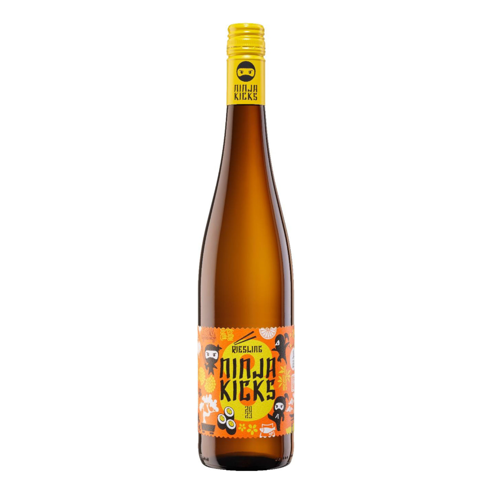 Wino Schmitt Sohne Riesling Ninja Kicks Eight 2023 8% białe półsłodkie 750 ml