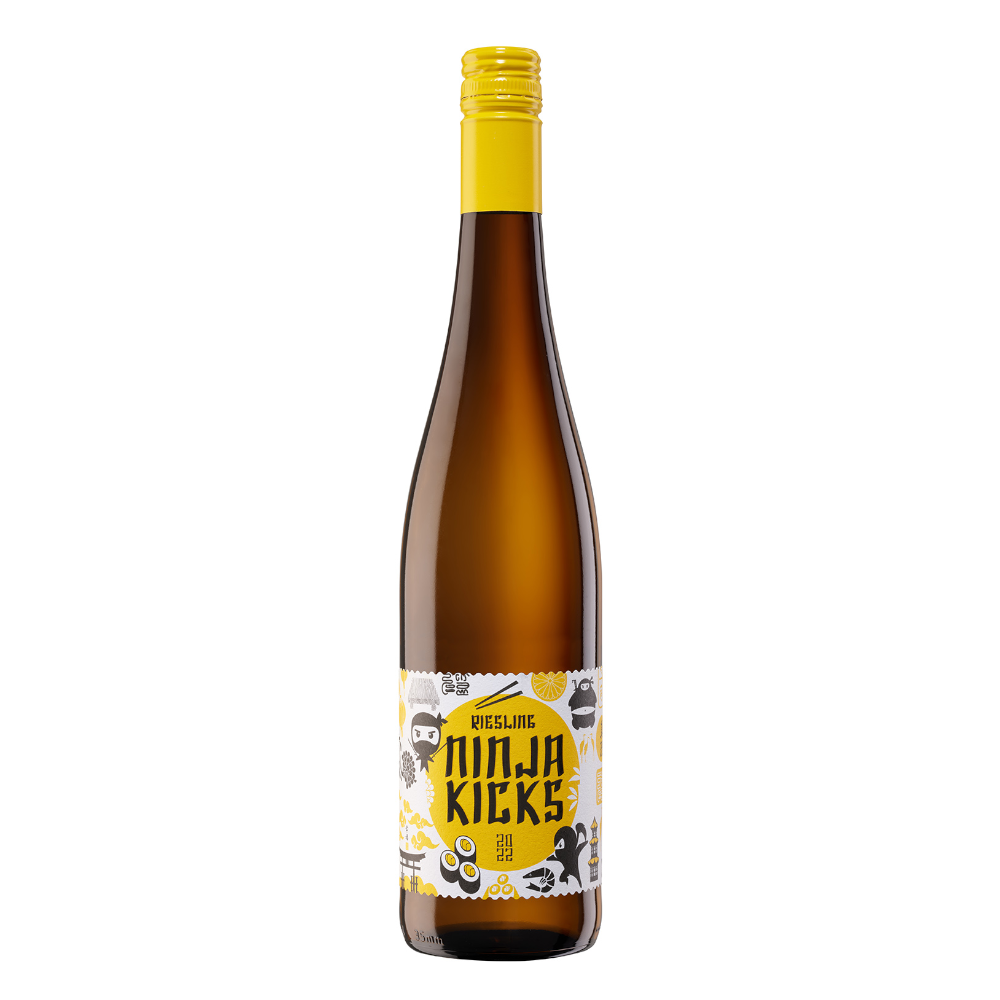 Wino Schmitt Sohne Riesling Ninja Kicks 2023 10,5% białe półwytrawne 750 ml
