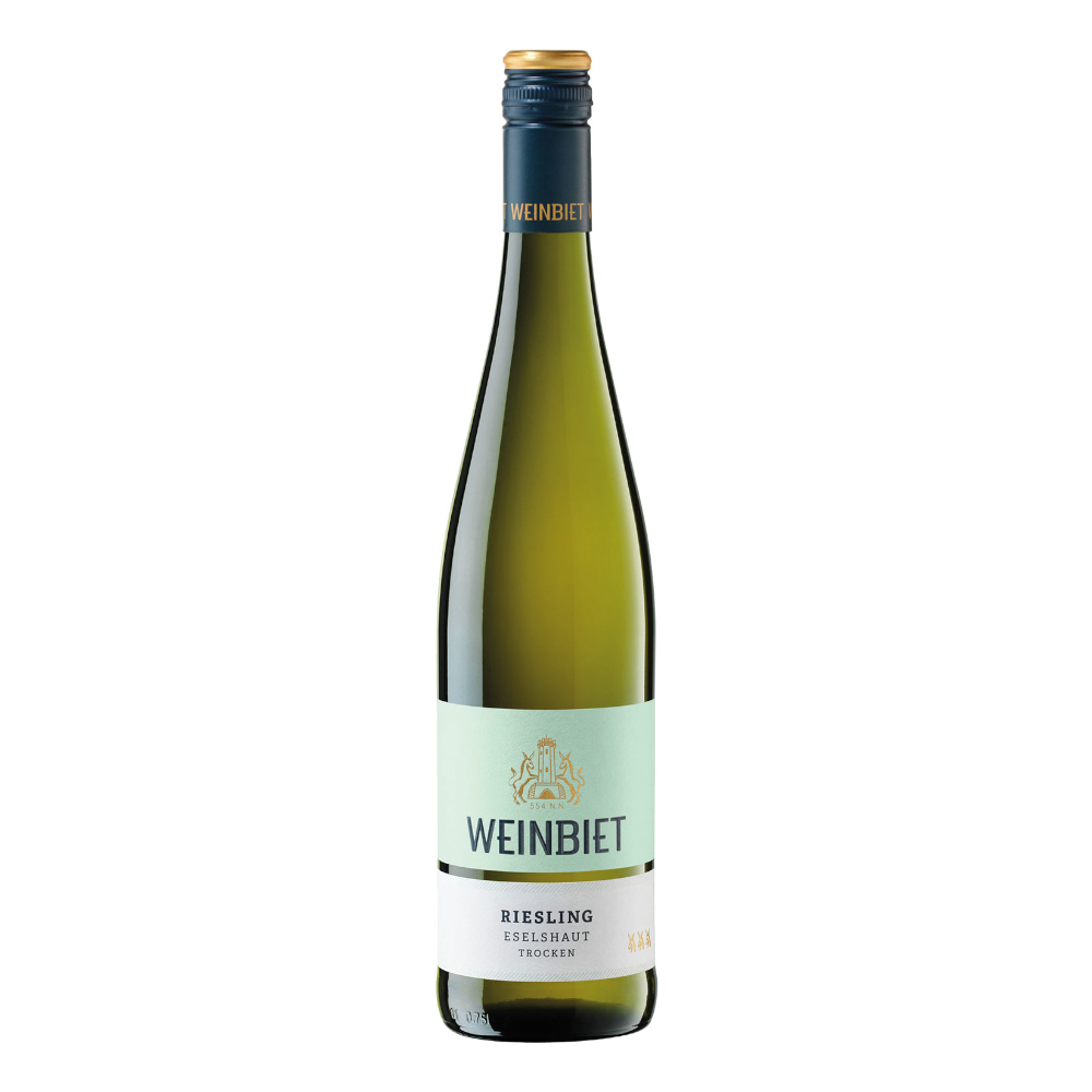 Wino Weinbiet Mussbacher Riesling Kabinet Trocken 2022 12% białe wytrawne 750 ml