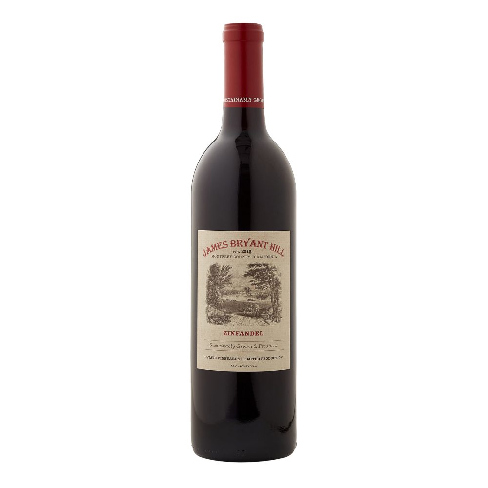 Wino James Bryant Hill Zinfandel 2019 14,5% czerowne wytrawne 750 ml