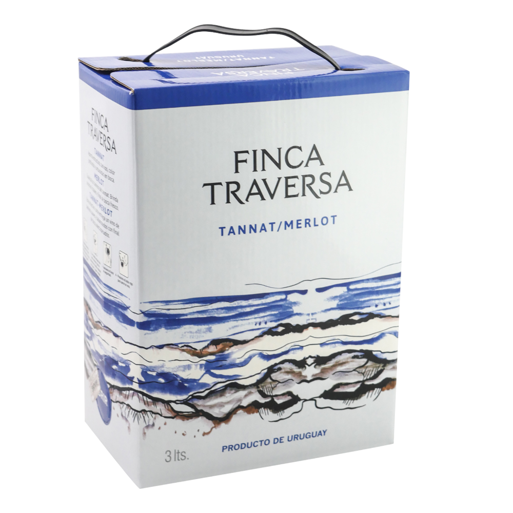 Wino Finca Traversa Tannat/Merlot BIB 12,5% czerwone wytrawne 3000 ml