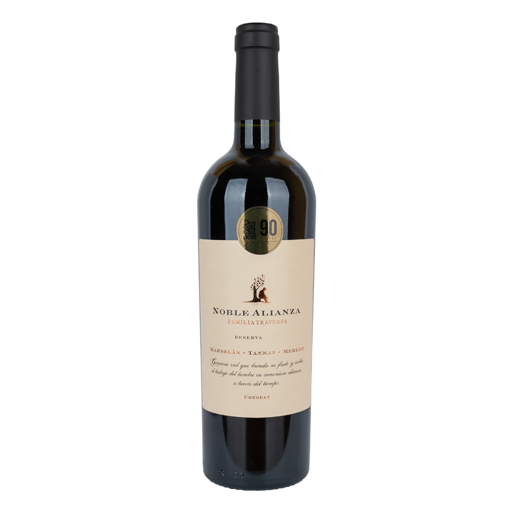 Wino Traversa Noble Alianza Reserva Tannat Marselan Merlot 2021 13,5% czerwone wytrawne 750 ml
