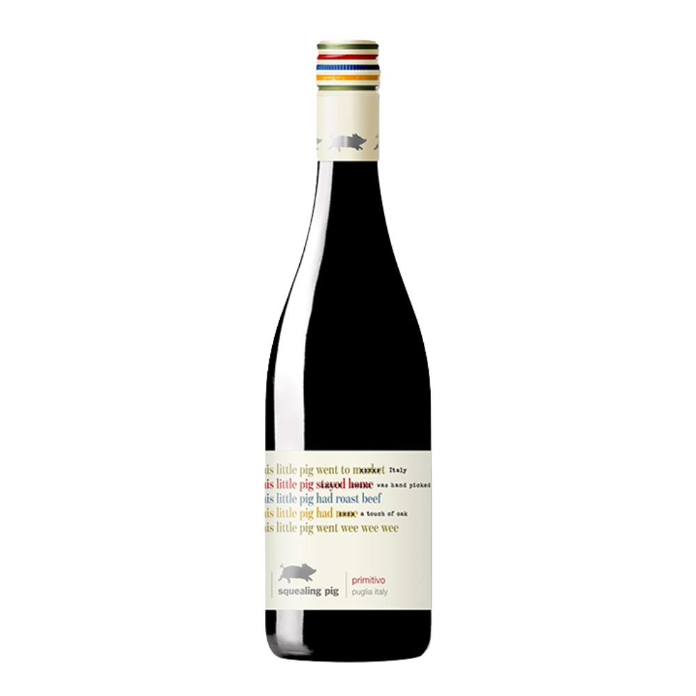 Wino Squealing Pig Primitivo 13,5% czerwone wytrawne 750 ml