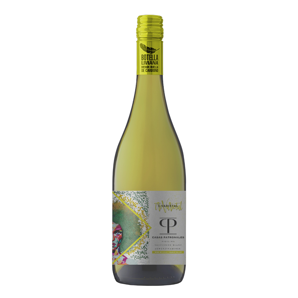 Wino Casas Patronales Sauvignon Blanc/Riesling/Gewurztraminer 2024 13,5% białe wytrawne 750 ml